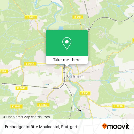 Карта Freibadgaststätte Maulachtal