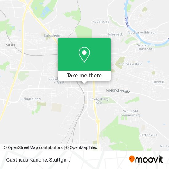 Gasthaus Kanone map