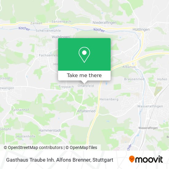 Gasthaus Traube Inh. Alfons Brenner map