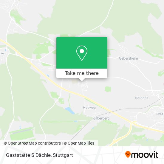 Gaststätte S Dächle map