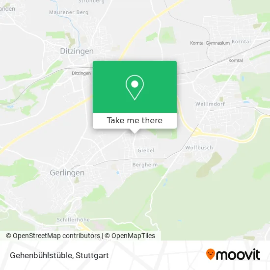 Карта Gehenbühlstüble