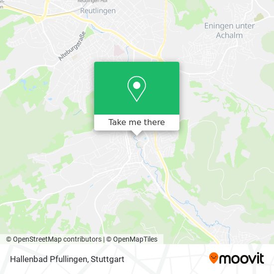 Карта Hallenbad Pfullingen
