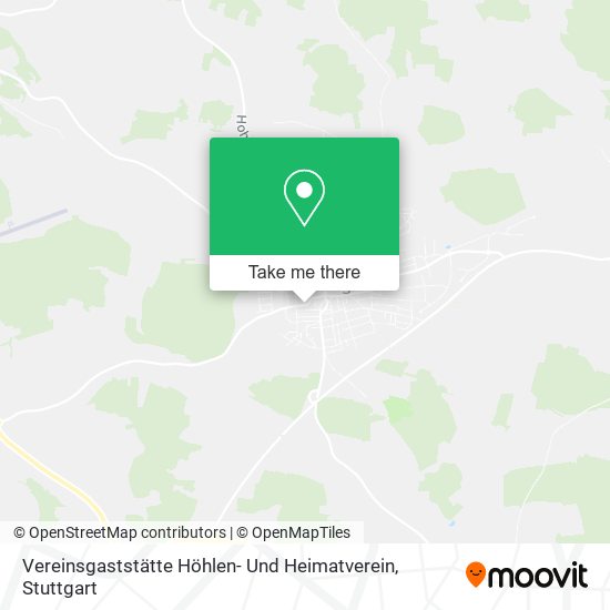 Vereinsgaststätte Höhlen- Und Heimatverein map