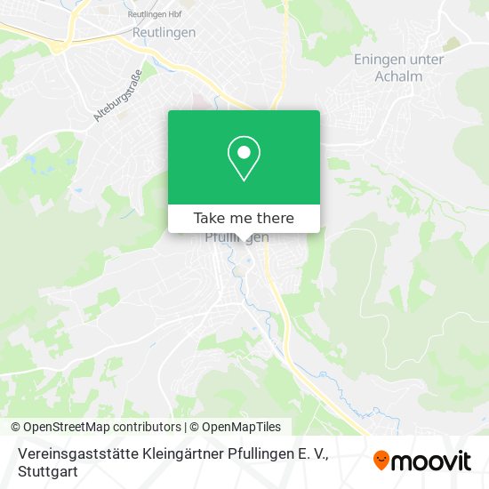 Vereinsgaststätte Kleingärtner Pfullingen E. V. map