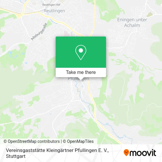 Карта Vereinsgaststätte Kleingärtner Pfullingen E. V.