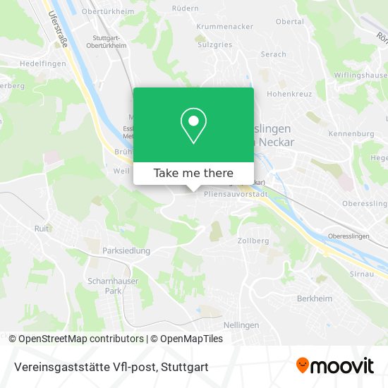 Vereinsgaststätte Vfl-post map