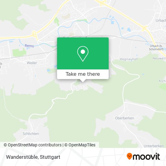 Wanderstüble map