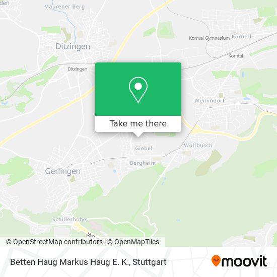 Betten Haug Markus Haug E. K. map