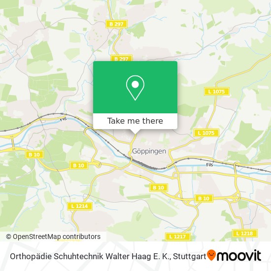 Карта Orthopädie Schuhtechnik Walter Haag E. K.