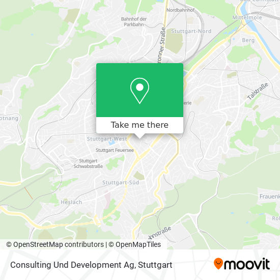 Consulting Und Development Ag map