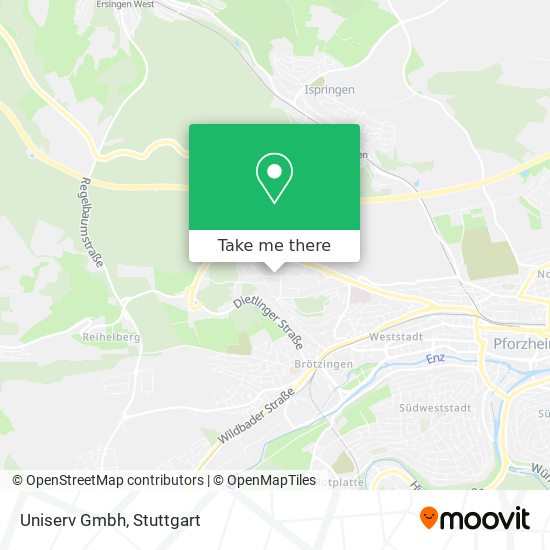 Uniserv Gmbh map