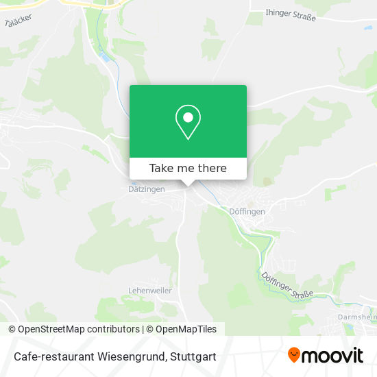 Cafe-restaurant Wiesengrund map