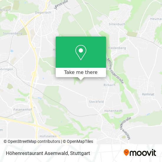 Höhenrestaurant Asemwald map