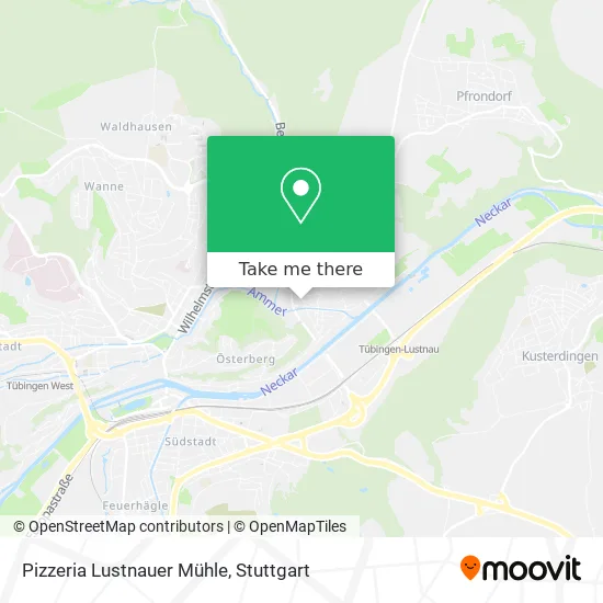 Карта Pizzeria Lustnauer Mühle