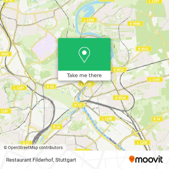 Restaurant Filderhof map