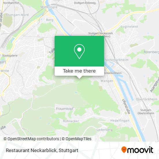 Карта Restaurant Neckarblick