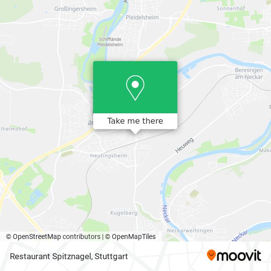 Restaurant Spitznagel map