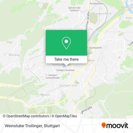 Weinstube Trollinger map