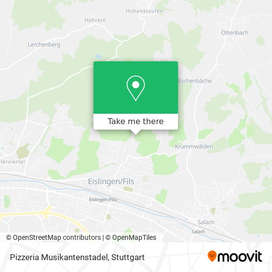 Pizzeria Musikantenstadel map