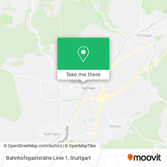 Bahnhofsgaststätte Linie 1 map