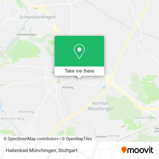 Карта Hallenbad Münchingen