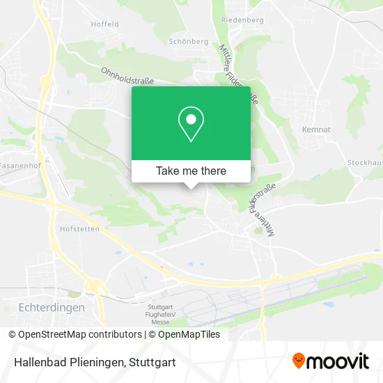Карта Hallenbad Plieningen