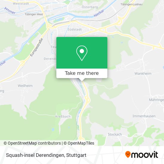Squash-insel Derendingen map