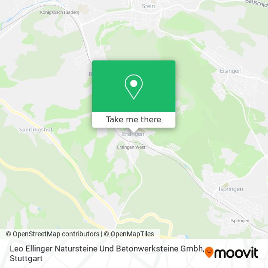 Leo Ellinger Natursteine Und Betonwerksteine Gmbh map