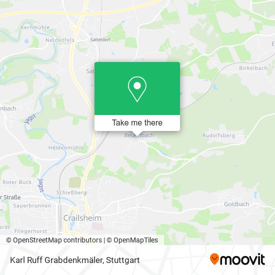Karl Ruff Grabdenkmäler map