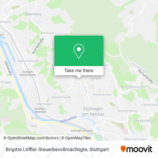Brigitte Löffler Steuerbevollmächtigte map