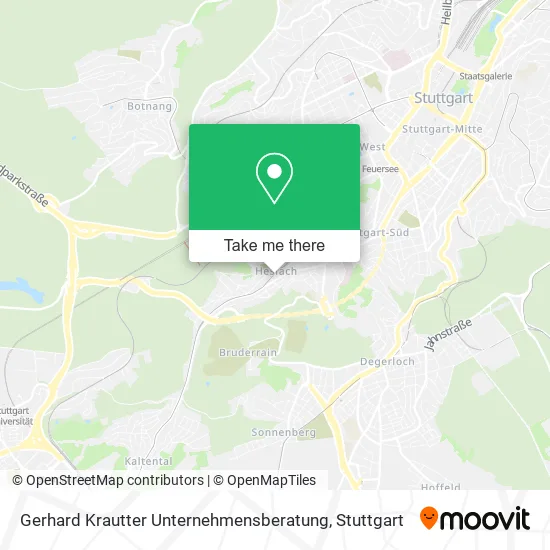 Карта Gerhard Krautter Unternehmensberatung