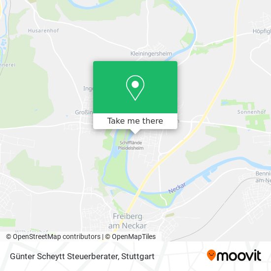 Günter Scheytt Steuerberater map