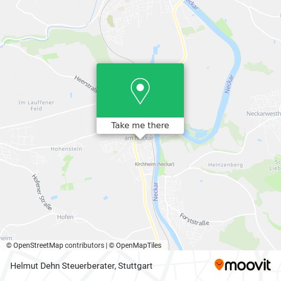 Helmut Dehn Steuerberater map