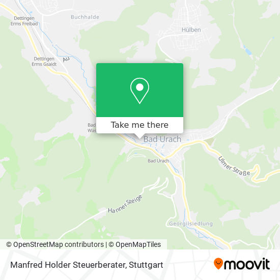 Manfred Holder Steuerberater map