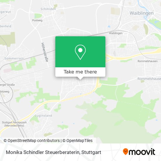 Monika Schindler Steuerberaterin map