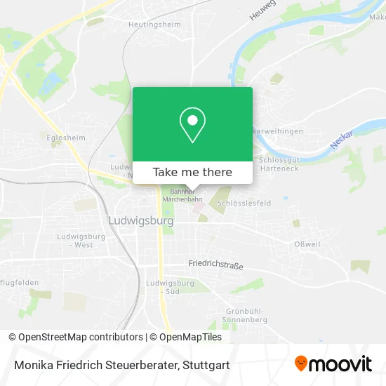 Карта Monika Friedrich Steuerberater
