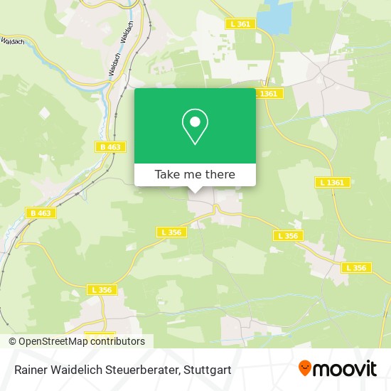 Rainer Waidelich Steuerberater map