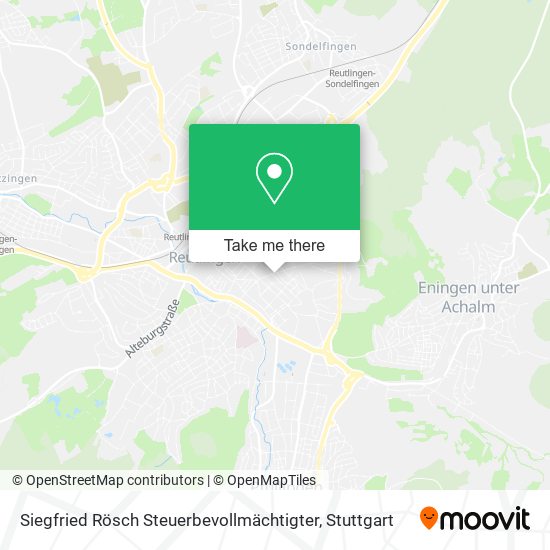 Siegfried Rösch Steuerbevollmächtigter map