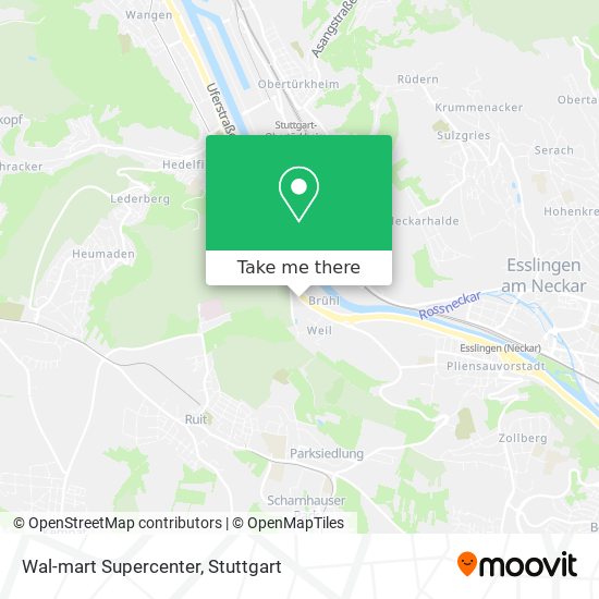 Карта Wal-mart Supercenter