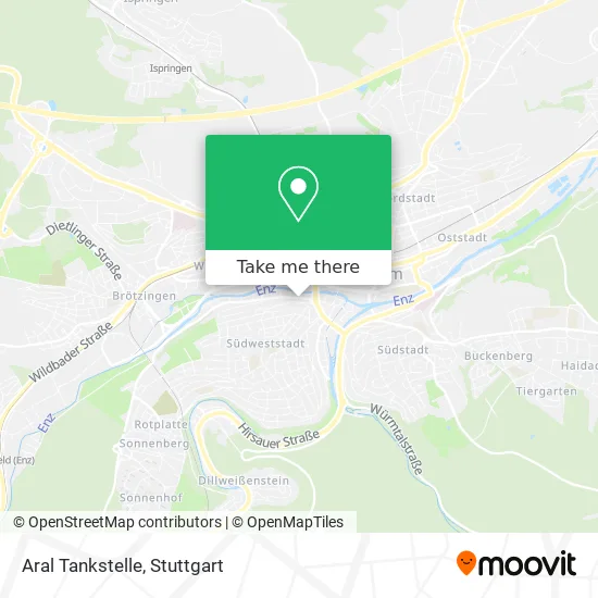 Карта Aral Tankstelle