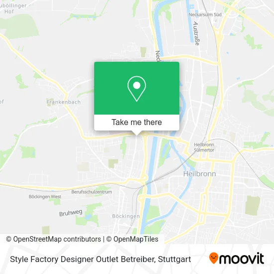 Карта Style Factory Designer Outlet Betreiber