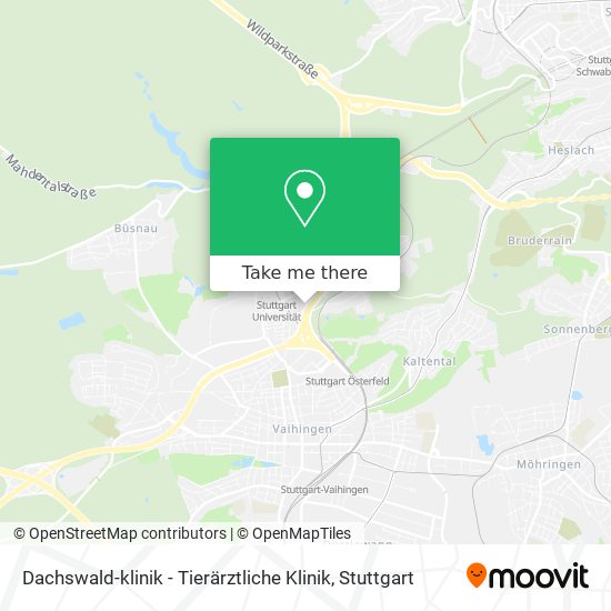Dachswald-klinik - Tierärztliche Klinik map