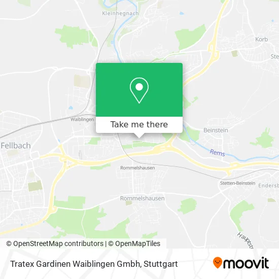 Карта Tratex Gardinen Waiblingen Gmbh