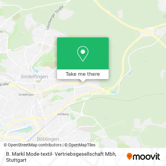 Карта B. Markl Mode-textil- Vertriebsgesellschaft Mbh