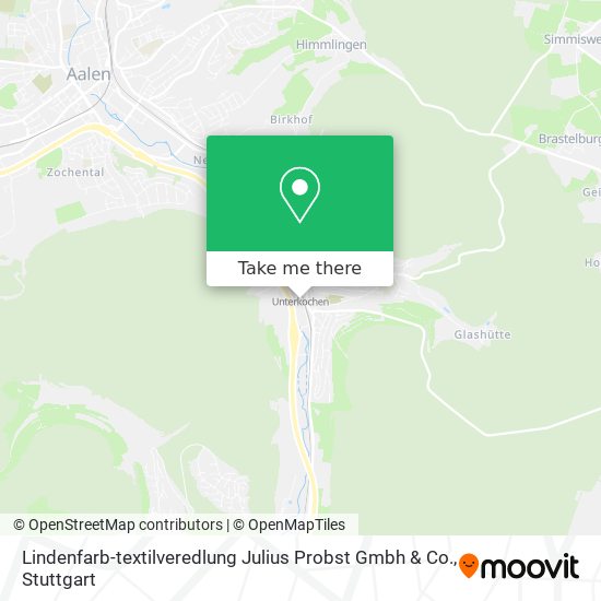 Карта Lindenfarb-textilveredlung Julius Probst Gmbh & Co.