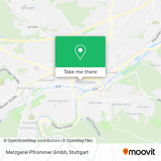 Metzgerei Pfrommer Gmbh map