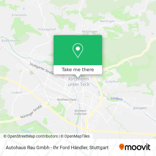 Autohaus Rau Gmbh - Ihr Ford Händler map
