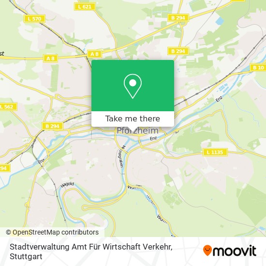 Stadtverwaltung Amt Für Wirtschaft Verkehr map