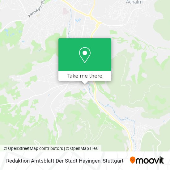 Redaktion Amtsblatt Der Stadt Hayingen map