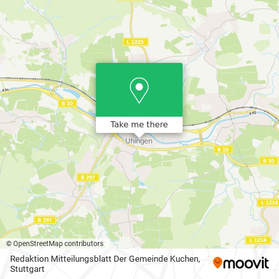 Redaktion Mitteilungsblatt Der Gemeinde Kuchen map